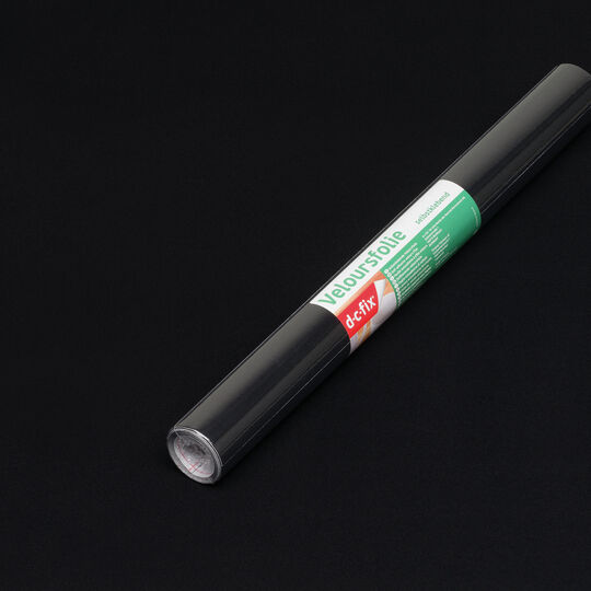 Klebefolie Velours schwarz image number null